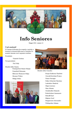Info Seniores n. 12 - maggio 2016