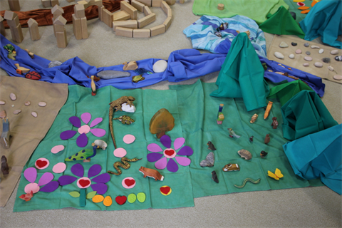 Spiel- und Lernmaterial für Kindergartenkinder